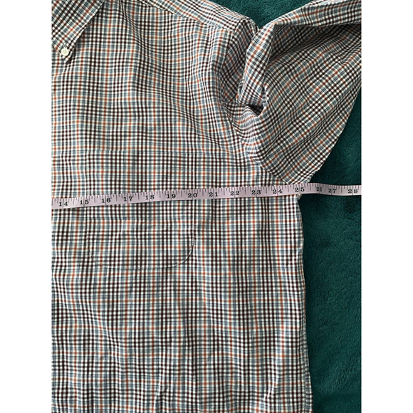 Jos A Bank Tailored Fit Long Sleeve Button Down Shirt Men's XL Plaid - Picture 8 of 11